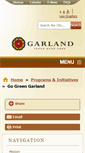 Mobile Screenshot of garlandgoesgreen.org